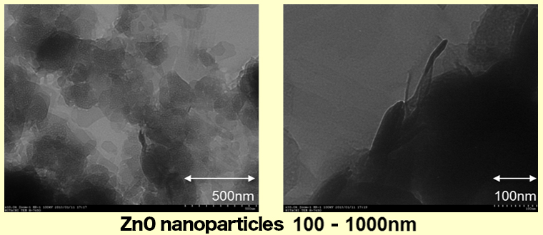 ZnO nanoparticles 100-1000nm
