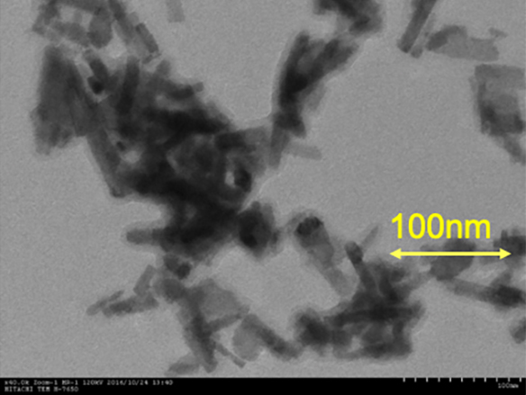 MO3 needle-formed nanoparticles