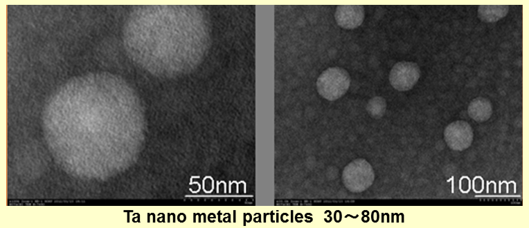 Ta nano particles 30~80nm